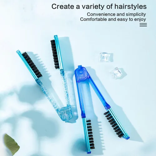 Miniatura 6 de Peine alisador de pelo en forma de V para mujeres y hombres, cepillos para el hogar, peluquero estilista, herramienta de peinado de doble cara