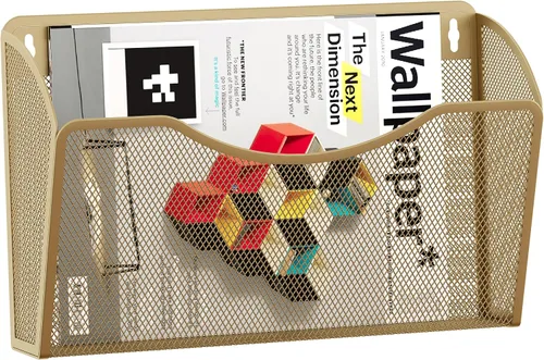 Miniatura 12 de EasyPAG Mesh Collection organizador de archivos y cartas para montar en pared, Negro