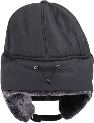 Miniatura 7 de Gorro de piel sintética con visera resistente al viento para esquí, pasamontañas, para hombre y mujer