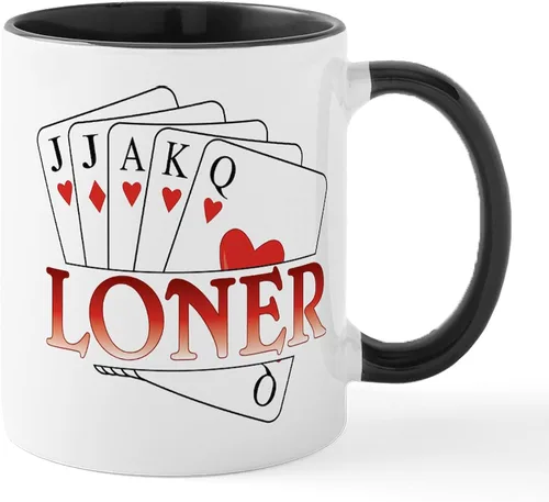 Miniatura 75 de CafePress Euchre Champ Mugs Taza de café de cerámica de 11 oz (11.0 fl oz)