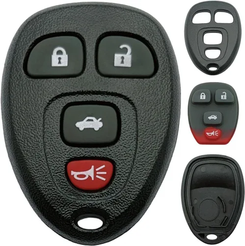 Miniatura 9 de Carcasa de repuesto para llavero compatible con Buick/Chevy Avalanche Equinox Express Silverado Traverse/GMC Sierra/Pontiac Torrent control remoto