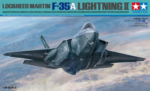 Miniatura 2 de Tamiya Lockheed Martin F-35 A Lightning II Kit de modelado de plástico, escala 1/48
