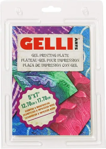Miniatura 8 de Gelli Arts Placa de impresión de gel redonda de 4