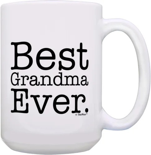 Miniatura 16 de Taza de café o té, regalo ideal para el día del padre, madre, abuela o abuelo , Blanco 11oz Grandma & Grandpa