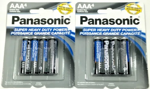 Miniatura 2 de 4pc Panasonic AAA Baterías Super Heavy Duty Power Carbono Zinc Triple A Batería 1.5v