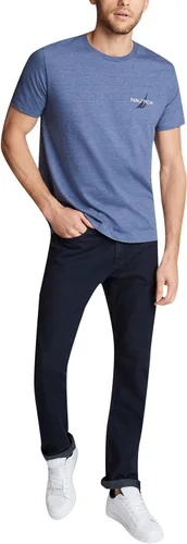 Nautica Camiseta gráfica de manga corta con logotipo de la serie para hombre