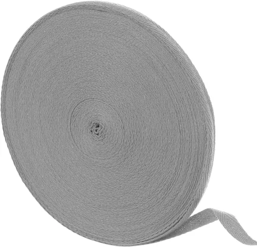 Miniatura 31 de uxcell Cinta de sarga de algodón de 50 yardas, cinta de espiga de 3/8 pulgadas para coser ropa, manualidades (azul)