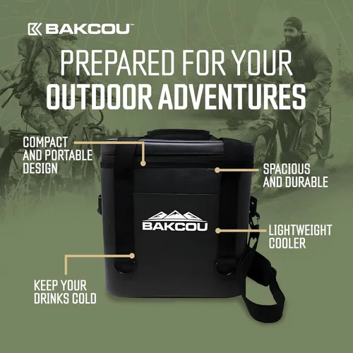 Miniatura 5 de Bakcou Enfriador/bolsa de engranajes aislada: impermeable, acolchada y compatible para remolques de carga plegables. Ideal para viajes al parque