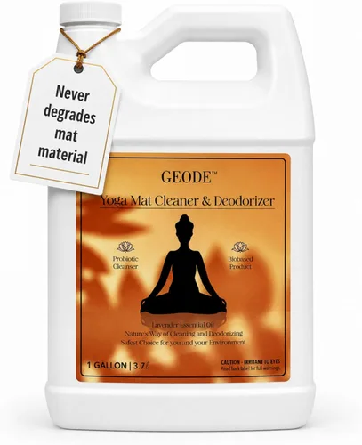 Miniatura 11 de Spray limpiador y desodorante para esterillas de yoga, fórmula de aceite esencial de lavanda para esterillas de yoga, reformadores de pilates