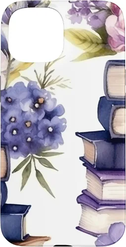 Miniatura 6 de Funda para iPhone 12 Pro Max Book Lover Purple Flower