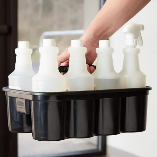 Miniatura 9 de Rubbermaid Productos Comerciales Deluxe Carrito de Transporte para Café para Llevar/Bebidas Suave Postmates/Uber Eats/Entrega de Comida Productos