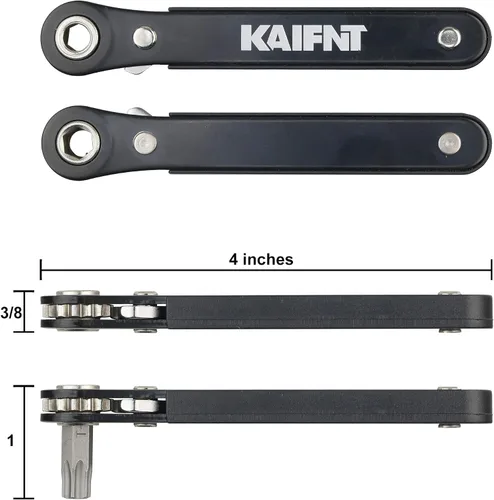Miniatura 4 de K402 - Juego de puntas de destornillador con llave de trinquete, 1/4 pulgadas, 34 piezas