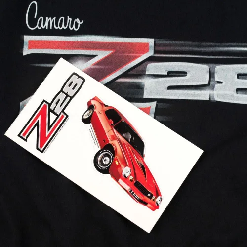 Miniatura 6 de Z-28 Camaro Chevy Vintage Car Logo T Shirt & Stickers