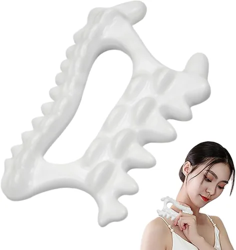 Miniatura 2 de Masajeador de drenaje linfático Gua Sha, herramienta Gua Sha, alivio del dolor de cerámica, drenaje linfático, raspador facial y corporal