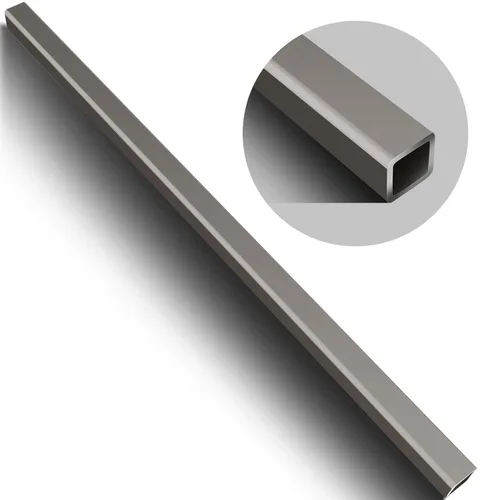 Zonon Tubo cuadrado de acero laminado en caliente, 2 "x 2", grosor de pared de 1/4", tubo cuadrado de acero de 47.2 pulgadas de longitud para
