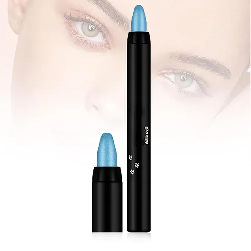Miniatura 10 de Sombra de ojos en barra brillante, 16 sombras de ojos resaltadoras en lápiz, sombra de ojos con brillo impermeable, lápiz delineador de ojos, sombra