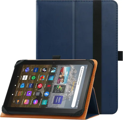 Miniatura 8 de HGWALP Funda universal para tablet de 7 pulgadas y 8 pulgadas, funda protectora para tableta de pantalla táctil de 7 y 8 pulgadas, con banda