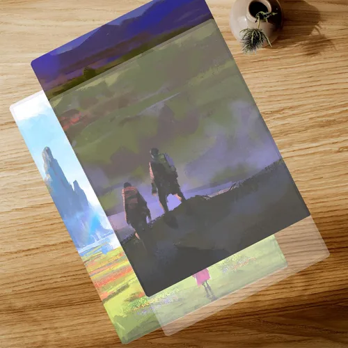 Miniatura 6 de Paquete de 5 protectores de póster de 18 x 24 pulgadas, protectores rígidos transparentes de impresión resistentes para cargadores superiores