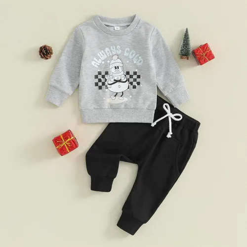 Miniatura 29 de Ropa de Halloween para bebé, sudadera de manga larga con diseño de calabaza, conjunto de pantalones de fiesta de Halloween para otoño e invierno
