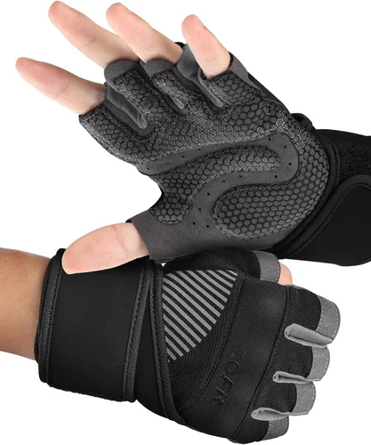 Miniatura 10 de Guantes de entrenamiento COFIT transpirables y antideslizantes, guantes de gimnasio para levantamiento de pesas para hombres y mujeres, agarre 2.