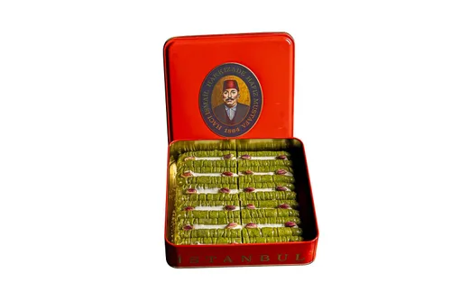 Miniatura 51 de Hafiz Mustafa 1864 Istanbul Baklava - Caja de pastelería - Bocadillos de postre de Baklava horneados hechos de hojas de masa filo fresca, pistacho