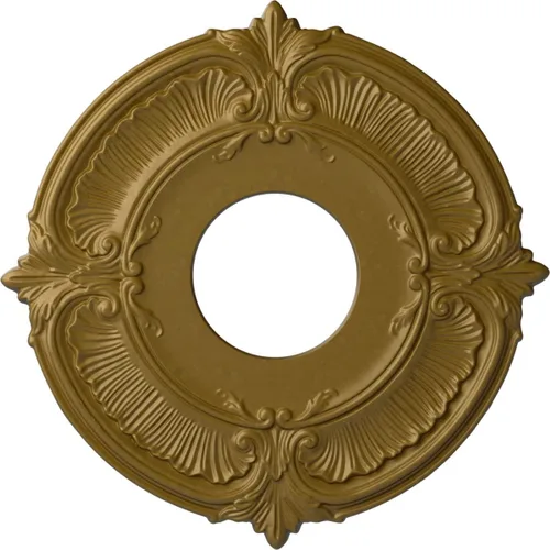 Miniatura 68 de Ekena Millwork CM12ATCGS Medallón de Techo Attica (Se Adapta a Doseles de hasta 3 1/2"), Pátina Verde Cobre Pintada a Mano
