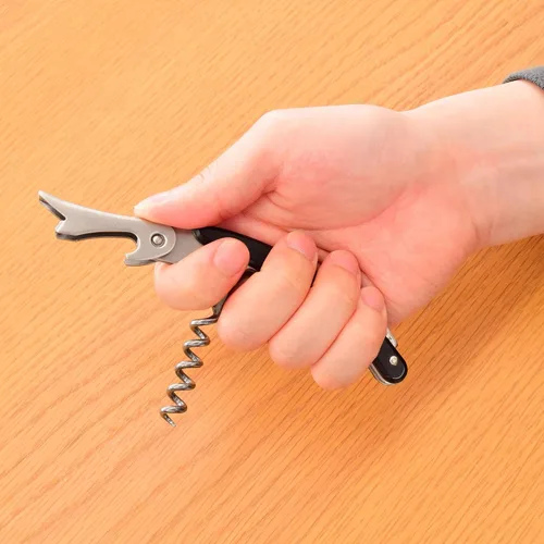 Miniatura 8 de Seki Japan CRESCENT - Cuchillo profesional de camarero con sacacorchos, botellas de vino sumiller y abridor de cerveza, cuerpo de acero inoxidable
