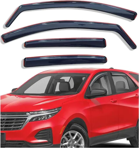 Viseras laterales para ventana, deflectores de ventilación, deflectores de ventilación para Chevrolet Equinox 2018, 2019, 2020, 2021, 2022, 2023,