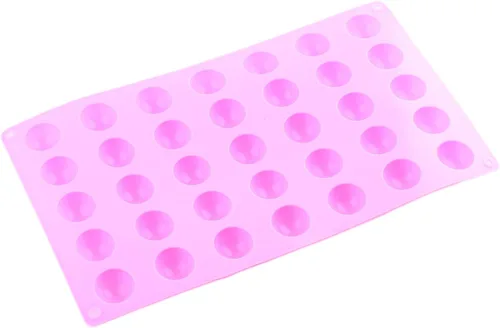 Miniatura 8 de 35 moldes de silicona semicírculo de la cavidad mini semi de la esfera de los moldes del silicón del semicírculo para el chocolate del caramelo