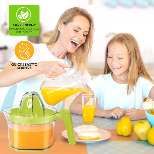 Miniatura 4 de Exprimidor de limón, exprimidor de manos de cítricos multifuncional, exprimidor de limón y lima con mango de agarre cómodo desmontable, capacidad