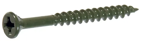 Deck Plus Tornillos para valla y madera exterior con revestimiento epoxi de 1-1/4 pulgadas #6 x 1-1/4 pulgadas Torx/Star Drive Incluido, rosca