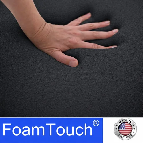 Miniatura 7 de FoamTouch Colchón litera de 7 pulgadas de alto x 28 pulgadas de ancho x 72 pulgadas de largo (solo espuma), carbón, sin funda