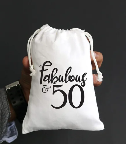 Kit de aniversario de jubileo dorado | Fabulosa bolsa de fiesta de 50 cumpleaños | Bolsa de recuerdo | Kit de supervivencia de boda | Regalos de