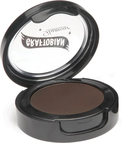 Graftobian Delineador de ojos marrón expreso, de larga duración, polvo prensado activado por agua, versátil, fórmula fácil de aplicar, fácil de