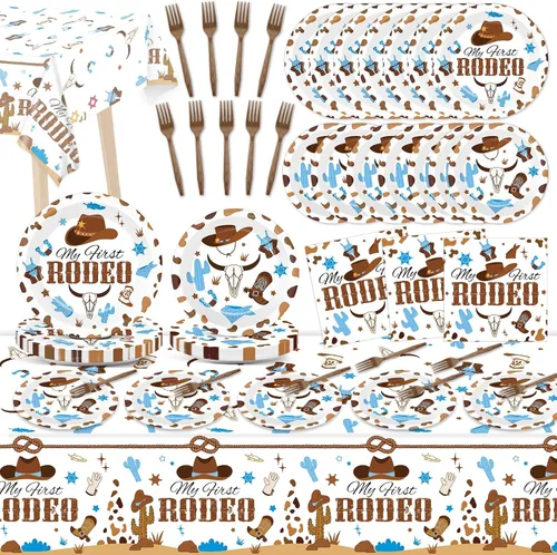 Miniatura 10 de Suministros para fiesta de cumpleaños de 50 años, platos, servilletas, manteles para hombres de 50 años, decoraciones de cumpleaños de 50 años