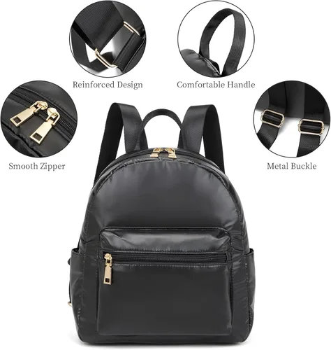 Miniatura 3 de seyfocnia Bolso tipo mochila para mujer, Negro -, Elegante