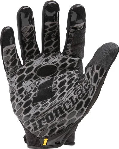 Miniatura 2 de Ironclad Box Handler - Guantes de trabajo BHG, agarre extremo, ajuste de rendimiento, duraderos, lavables a máquina, (1 par), color negro