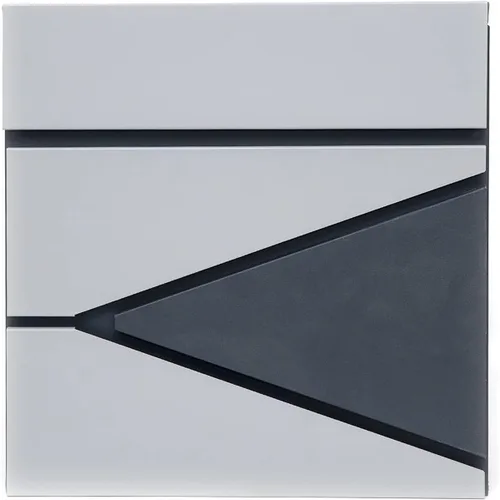 Miniatura 11 de Buzón de pared impermeable y resistente al óxido de gran capacidad con soporte para revistas de periódicos, buzón colgante seguro de acero Negro