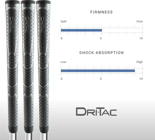 Miniatura 4 de Winn Dri-Tac - Juego de empuñaduras de golf (9 piezas)