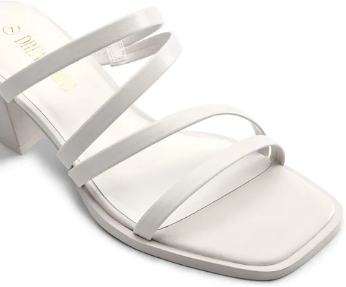 Miniatura 5 de DREAM PAIRS - Sandalias con correas para mujer, con punta abierta, tacón bajo y grueso