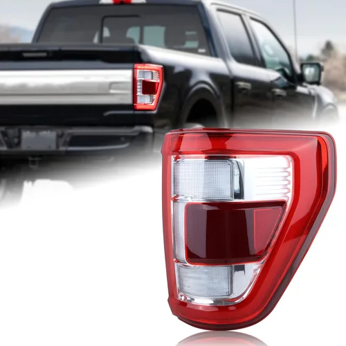 Miniatura 7 de Conjunto de lámpara trasera LED con punto ciego (módulo no incluido) compatible con Ford F150 F-150 King Ranch/Lariat/Limited/Platinum 2021-2023