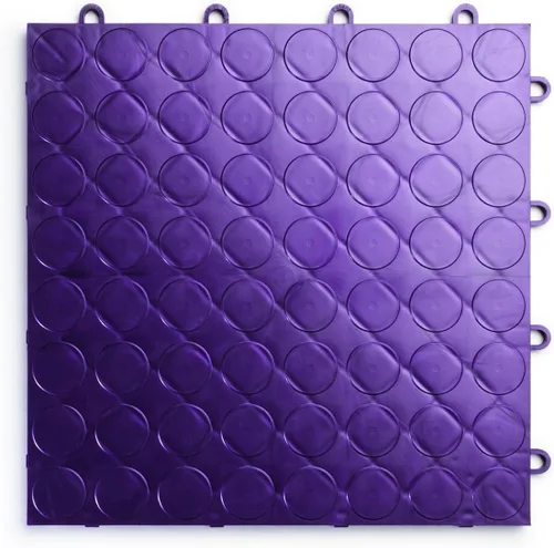 Miniatura 8 de Big Floors RaceDeck - Azulejos de garaje, suelo de garaje entrelazado, baldosa modular de copolímero antideslizante de alta resistencia, fácil