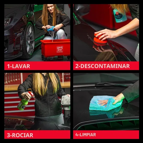 Miniatura 4 de Cera de 3 en 1 de cerámica de Griots Garage, aerosol SiO2 para coches, camiones y caravanas, proporciona protección y formación de gotas de agua