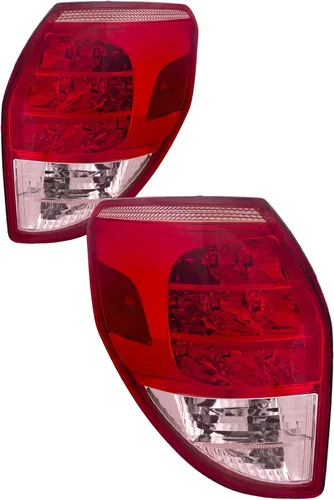 HEADLIGHTSDEPOT Luz trasera compatible con Toyota RAV4 2006-2008, incluye luces traseras del lado izquierdo del conductor y del pasajero derecho
