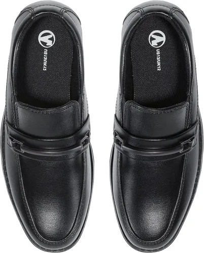 Miniatura 6 de HOMEHOT Zapatos de vestir para niños, mocasines Oxford sin cordones (niños pequeñosniños grandes)
