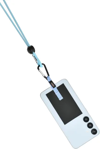 Miniatura 10 de Phone Lasso Paquete de 3 cordones para teléfono celular con correas ajustables para el cuello y la muñeca y 2 parches universales para teléfono