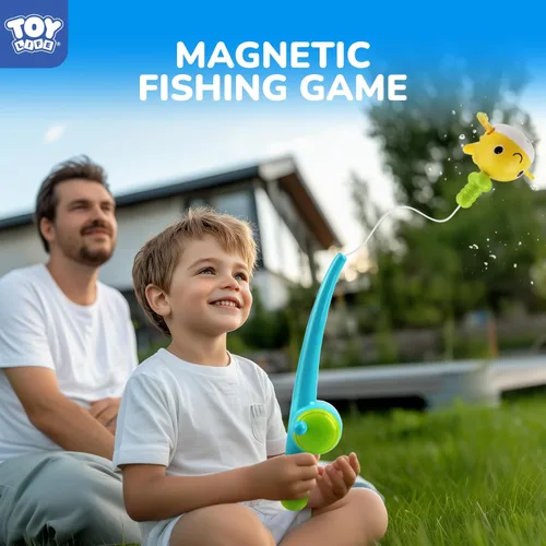 Miniatura 7 de TOY Life Juguetes de baño para niños de 1 a 3 años, juego de pesca magnético con juguetes de baño de cuerda libres de moho para niños pequeños de 1
