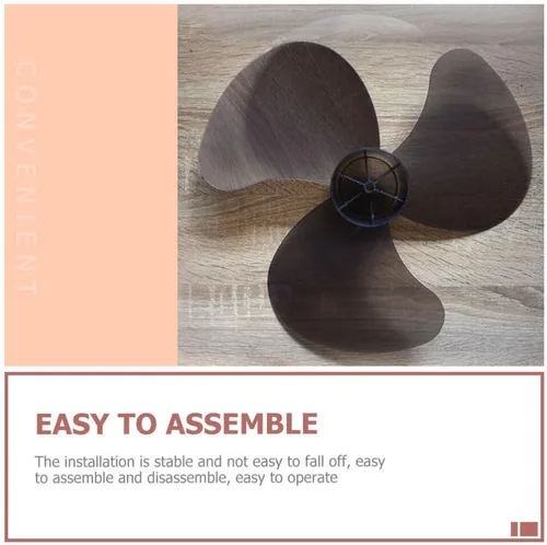 Miniatura 7 de DOITOOL Repuesto de cuchilla de ventilador de plástico de 16 pulgadas con cubierta de tuerca, 3 hojas universales para ventiladores de pie, pedestal