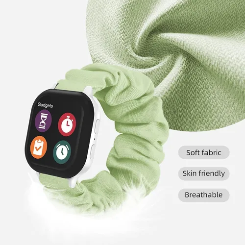 Miniatura 2 de NewJourney Correa elástica compatible con Gizmo Watch 3/2/1 y Gabb Watch 3/2/1 y SyncUP para niños, suave y bonita pulsera de tela elástica