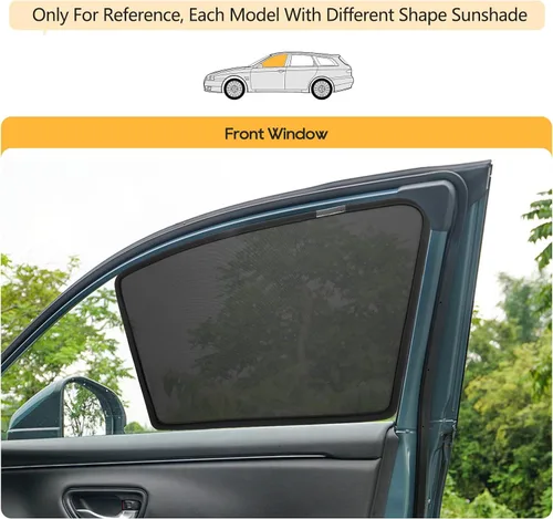 Miniatura 2 de LFOTPP 2 parasoles para ventana de automóvil [solo para ventana delantera] para 2023 2024 HR-V [LX/Sport/EX-L] 2 parasoles para ventana lateral HRV